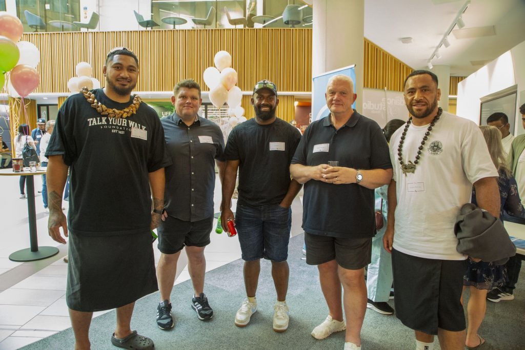 Leeds rugby coach Bob Hood (second from right) is a finalist at the Hope Awards 2026